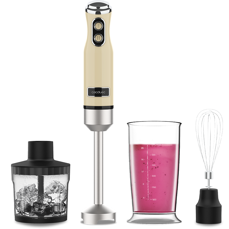 Блендер CECOTEC Power Retro 1200MAX Cream&Crush Yellow