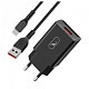 Зарядний пристрій SkyDolphin SC36V (1USB, 2.4A) Black (SDMZP-000176) + кабель microUSB