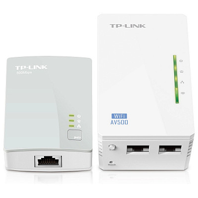 Комплект адаптеров TP-LINK TL-WPA4220KIT (TL-WPA4220 1шт, TL-PA4010 1шт)