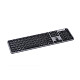 Клавиатура мембранная 2E KS240 110key, WL/BT, EN/UK, серо-черный