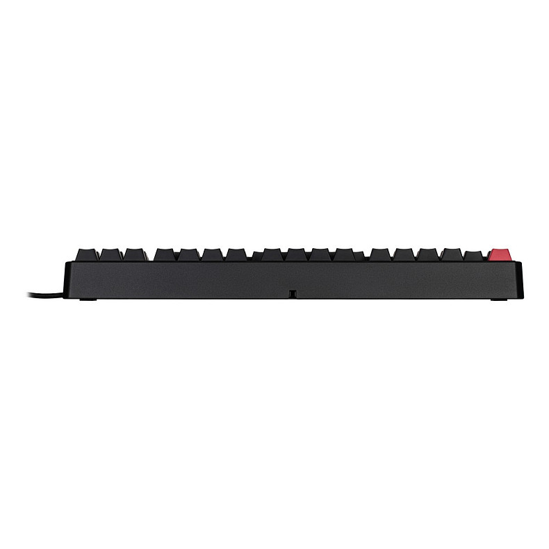 Клавиатура механическая Keychron C3 Pro V2 87Key, K pro Red, USB-A, QMK, Hot-swap, 8K, EN/UKR, RGB, чер