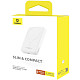 УМБ Baseus Magnetic Wireless Mini Air 6000mAh 20W PD,QC, USB-C In/Out, Qi-15W White