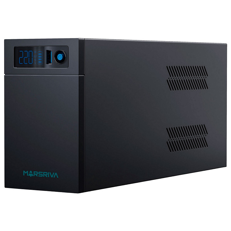 ДБЖ Marsriva MR-UF1200L, 1200ВА/950Вт, Line-Interactive, LED version, з літієвою батареєю