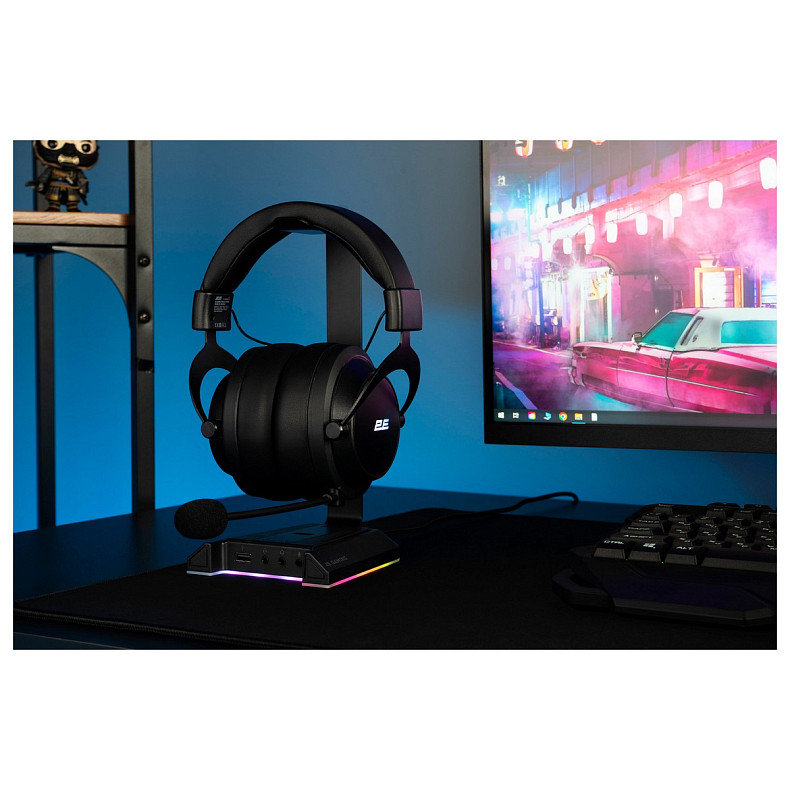 Комп'ютерна гарнітура 2E GAMING HG360 RGB WL 7.1 Black (2E-HG360BK-WL)