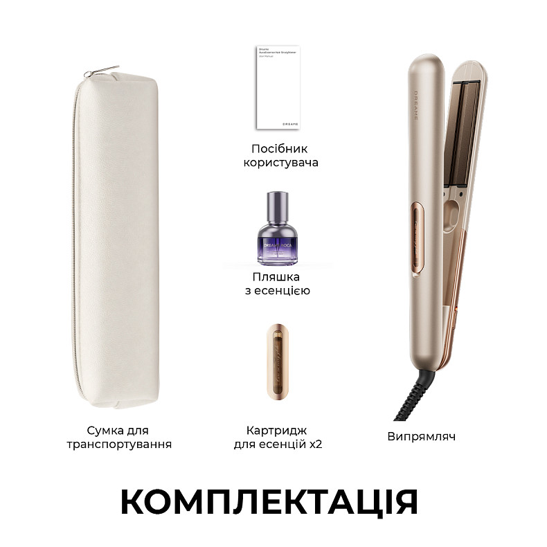 Выпрямитель с эссенцией Dreame Aura Essence Gold