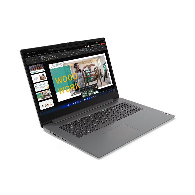 Ноутбук Lenovo V17-G4 17.3" FHD IPS AG, Intel i5-13420H, 16GB, F512GB, UMA, DOS, сірий