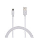 Кабель Grand-X USB-microUSB, Cu, 2.5м White (PM025W) box