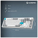 Клавиатура GamePro Asgard Drakkar Keychron Super Red Switch White (MK305WH)