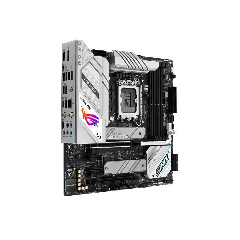 Материнская плата ASUS ROG STRIX B760-G GAMING WIFI s1700 B760 4xDDR5 M.2 Wi-Fi BT mATX