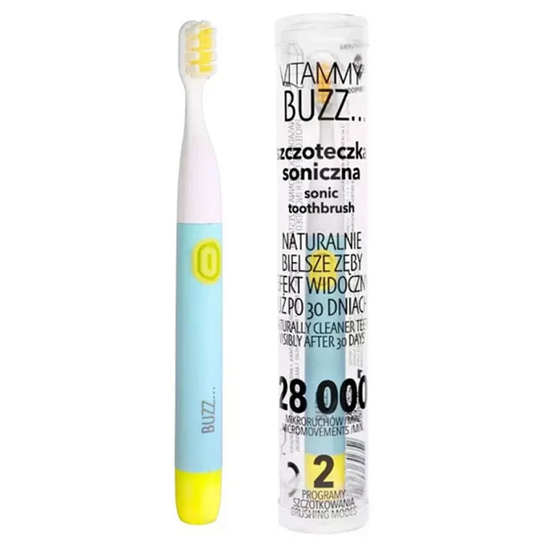 Електрична зубна щітка Vitammy Buzz Mint-Yellow