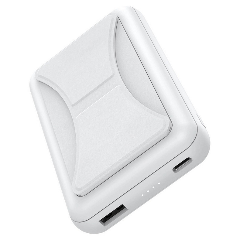 УМБ Choetech Magnetic Wireless 10000mAh 20W PD, QC3.0 USB-A+USB-C White