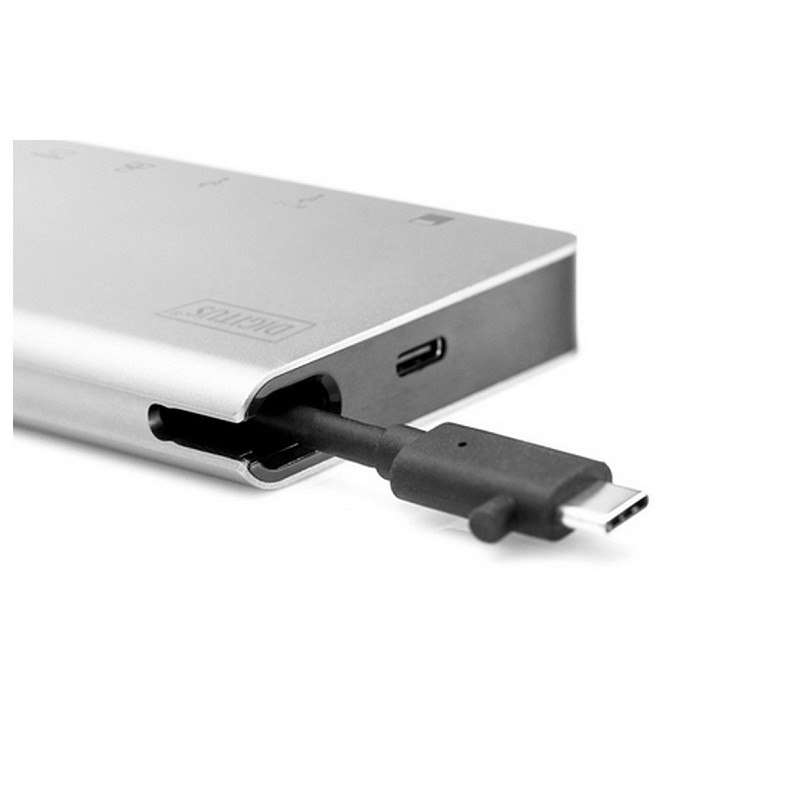 Док-станція DIGITUS Travel USB-C, 8 Port (DA-70866)