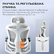 Крісло офісне з підставкою для ніг Sihoo DORO C300 Pro Mesh White