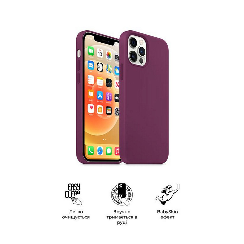 Чехол-накладка Armorstandart Icon2 для Apple iPhone 12 Pro Max Plum (ARM60575)