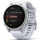 Спортивные часы GARMIN Fenix 8 43mm AMOLED Silver with Whitestone Silicone Band