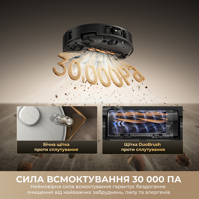 Робот-пылесос моющий Dreame Bot Matrix 10 Pro White