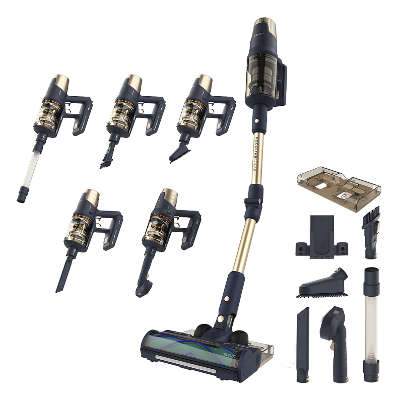 Аккумуляторный пылесос Cecotec Conga Rockstar 10500 Solar AquaPet Flex - Повреждена упаковка