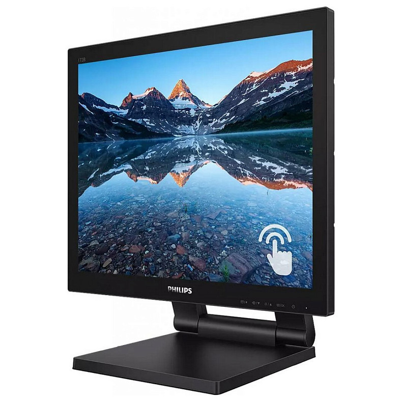 TFT 17" Philips 172B9TL, сенсорный (10 д.), 5:4, 1280 x 1024, D-Sub, DVI-D, HDMI, DP, USB-Hub, HAS,