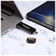 Портативний SSD Transcend 512GB USB 3.1 Gen 2 Type-A + Type-C ESD310 Чорний