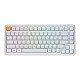 Клавиатура механическая Keychron J1 82Key, K pro Red, WL/BT/USB-A, QMK, Hot-swap, EN/UKR, RGB, белый