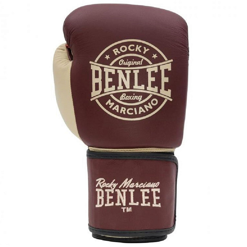 Рукавички боксерські Benlee WAKEFIELD 12oz /Шкіра/бордові