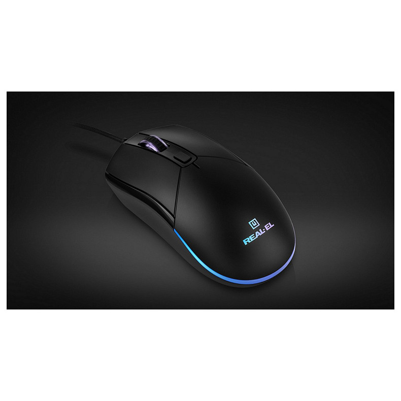 Мышь REAL-EL RM-515 Black