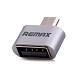 Адаптер Remax RA-OTG microUSB-USB Silver (6954851289777)