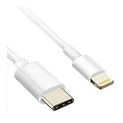 Кабель Atcom USB-C-Lightning, 2.4А, 0.8м, White, блістер (A15277)