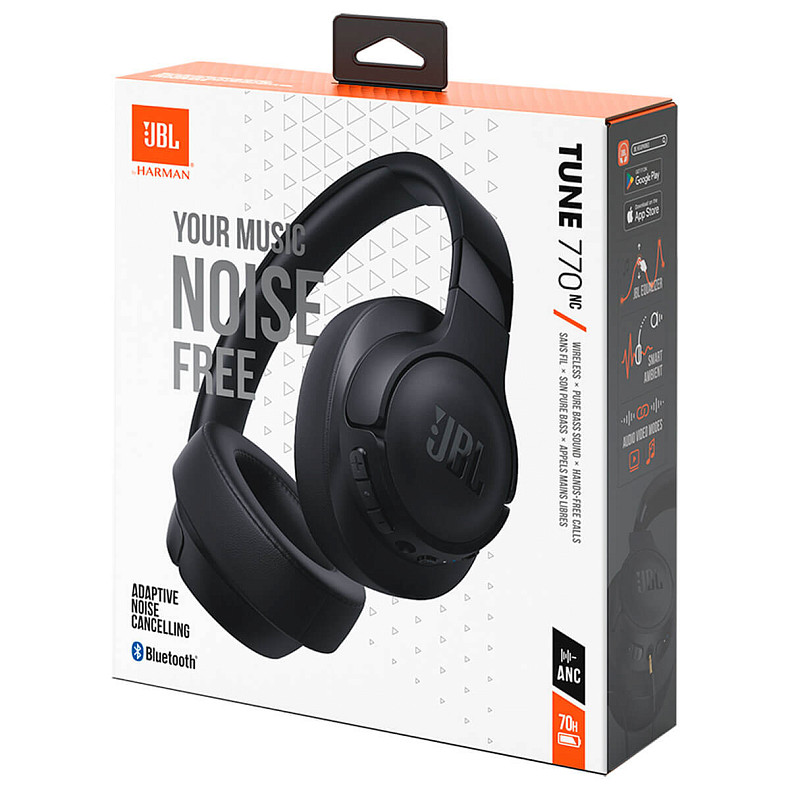 Навушники JBL TUNE 770 NC Black (JBLT770NCBLK)