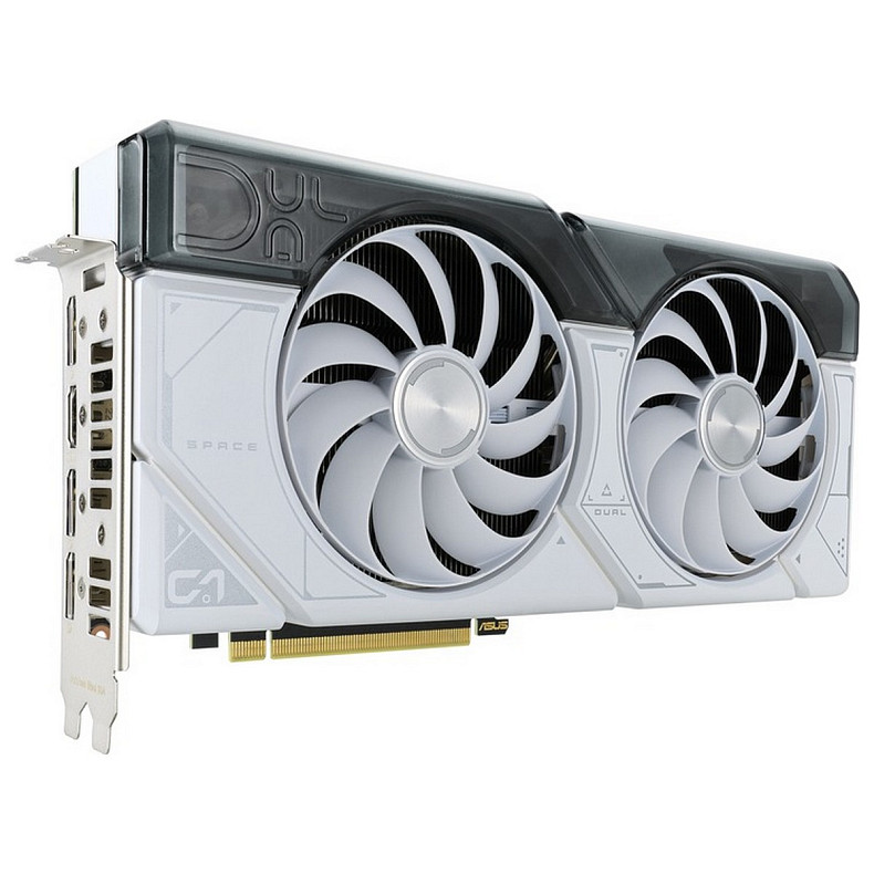 Видеокарта RTX 4070 12GB GDDR6X Dual EVO White OC Asus (DUAL-RTX4070-O12G-EVO-WHITE)