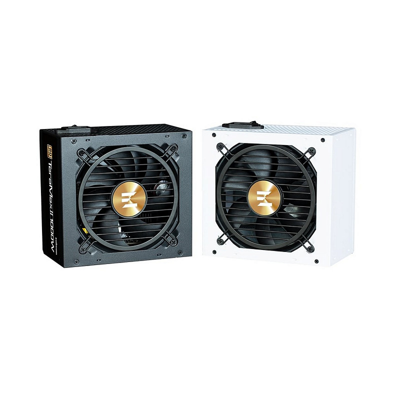 Блок питания Zalman Teramax 2 WH (1000W) >90% 80+ Gold 120мм 1xMB 28pin (18+10) 2xCPU 8pin(4+4) 3x