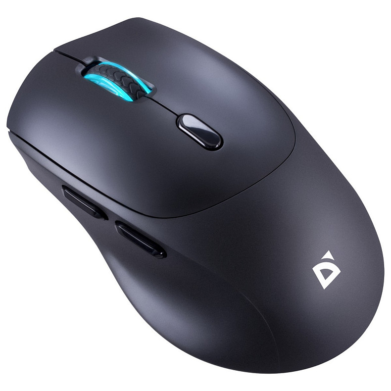 Мишка Defender Effect X MS-095, бездротова, 6 кн. до 1600 dpi, безшумна, чорна