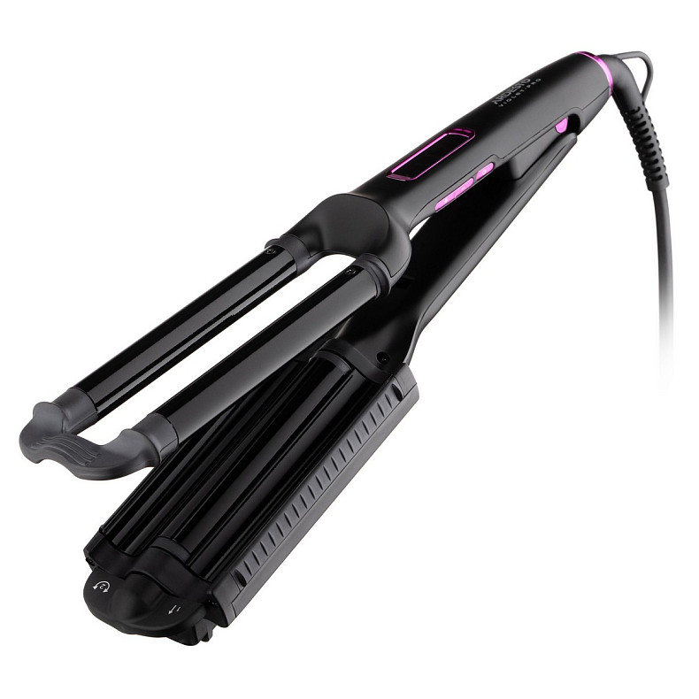 Плойка для створення локонів Ardesto Violet Pro, 90Вт, 170-210C, кераміка, чорний
