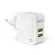 Сетевое зарядное устройство Intaleo TCA242 (2USB, 2.4A) White (1283126477492)