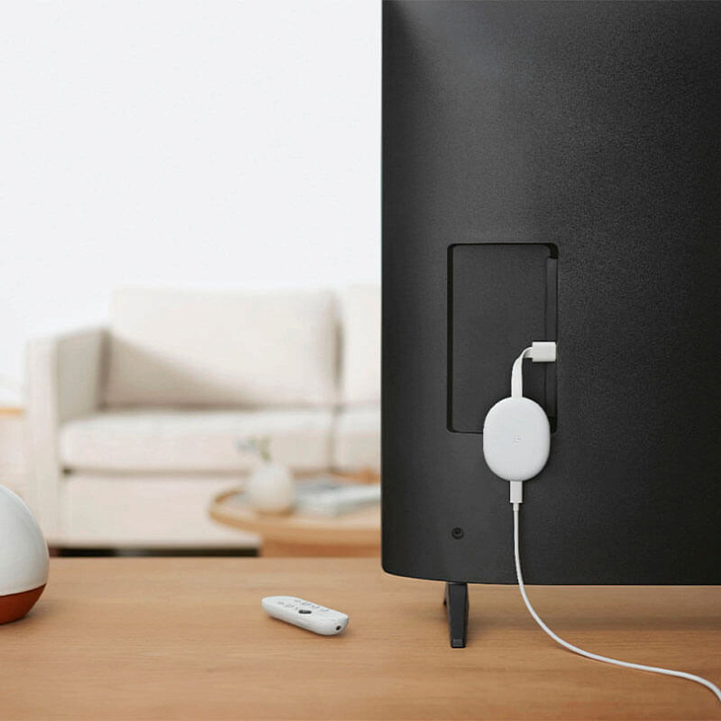 Медиаплеер GOOGLE Chromecast with Google TV 4K