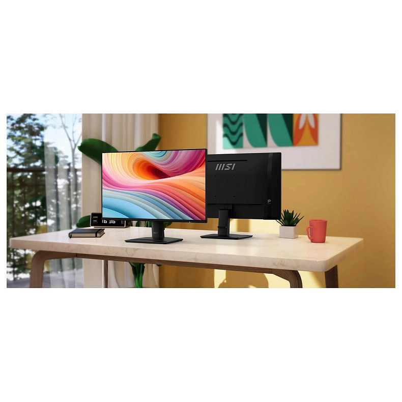 Монитор MSI 23.8" PRO MP242A-E2 D-Sub, HDMI, DP, MM, IPS, 120Hz, 1ms, sRGB 115%, AdaptiveSync