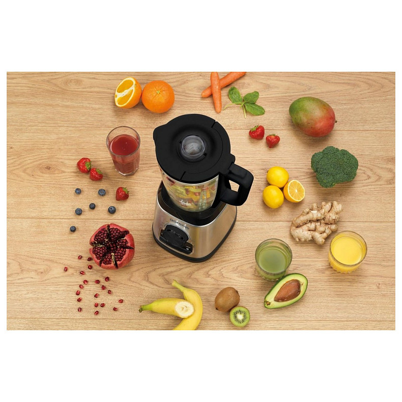 Блендер Gorenje стаціонарний 1400Вт, чаша-1750мл, додаткові ємкості, кавомолка, кришення льоду, приг