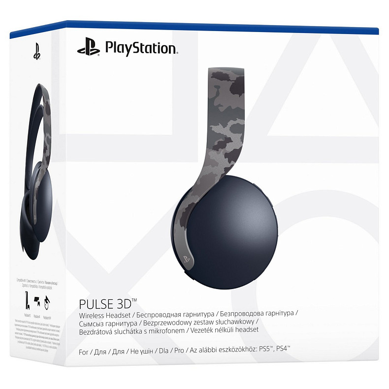 Гарнитура PlayStation PULSE 3D Wireless Headset Grey Camo