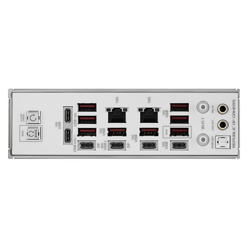 Материнcька плата ASUS ROG CROSSHAIR X870E GLACIAL sAM5 X870E 4xDDR5 M.2 USB Type-C Wi-Fi BT E-ATX б