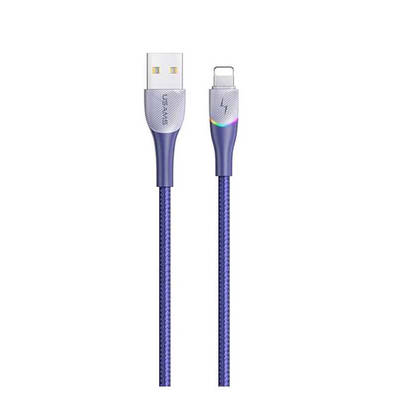 Кабель Usams US-SJ541 USB - Lightning, 1.2 м, Blue (SJ541USB02)