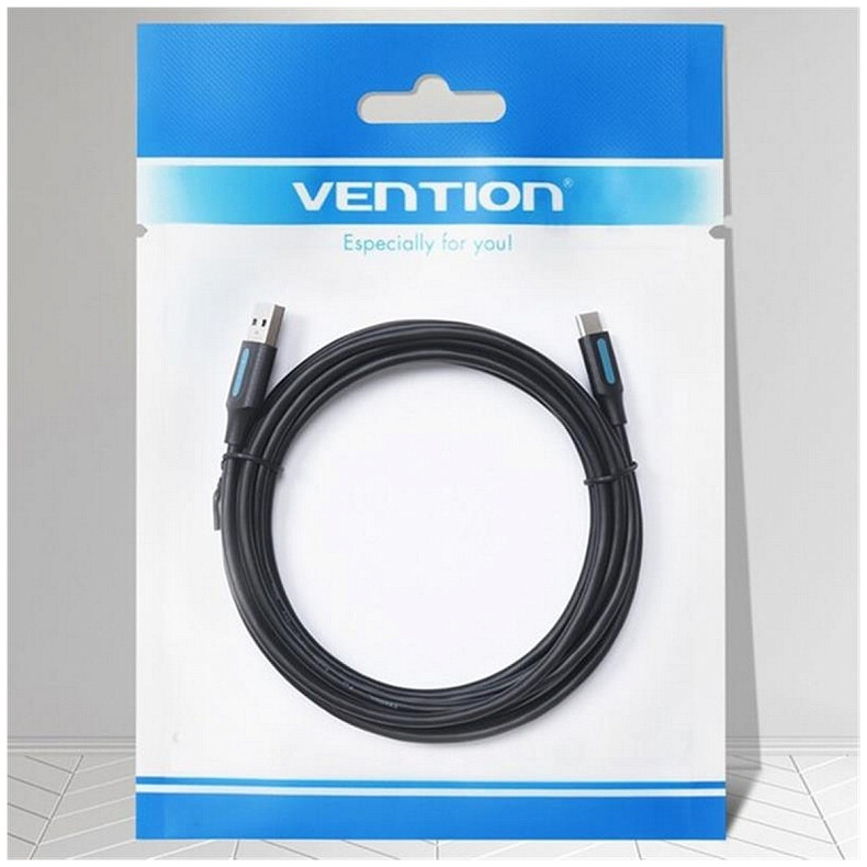 Кабель Vention USB Type-C - USB, 1m, Black (COKBF)