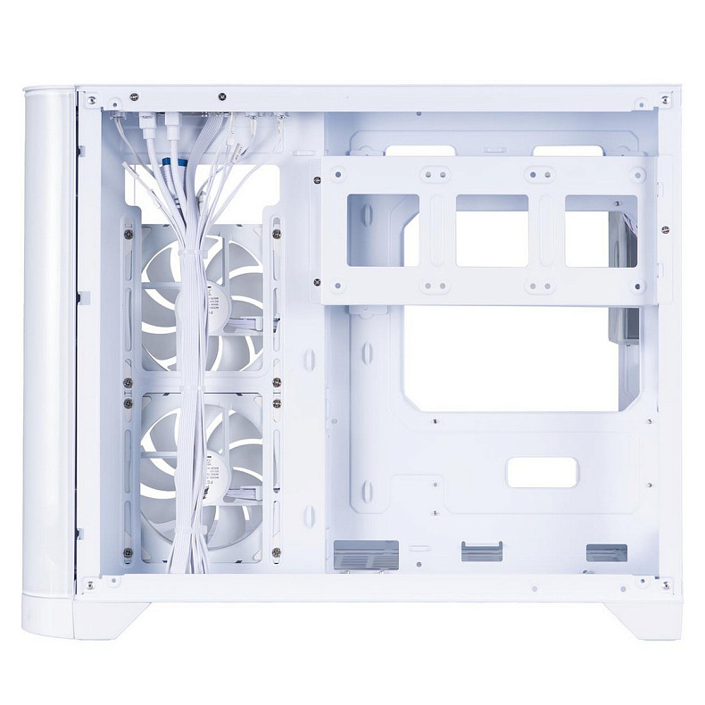 Корпус 1stPlayer UV6-WH-2FC7R-W-1FC7-W White без БП
