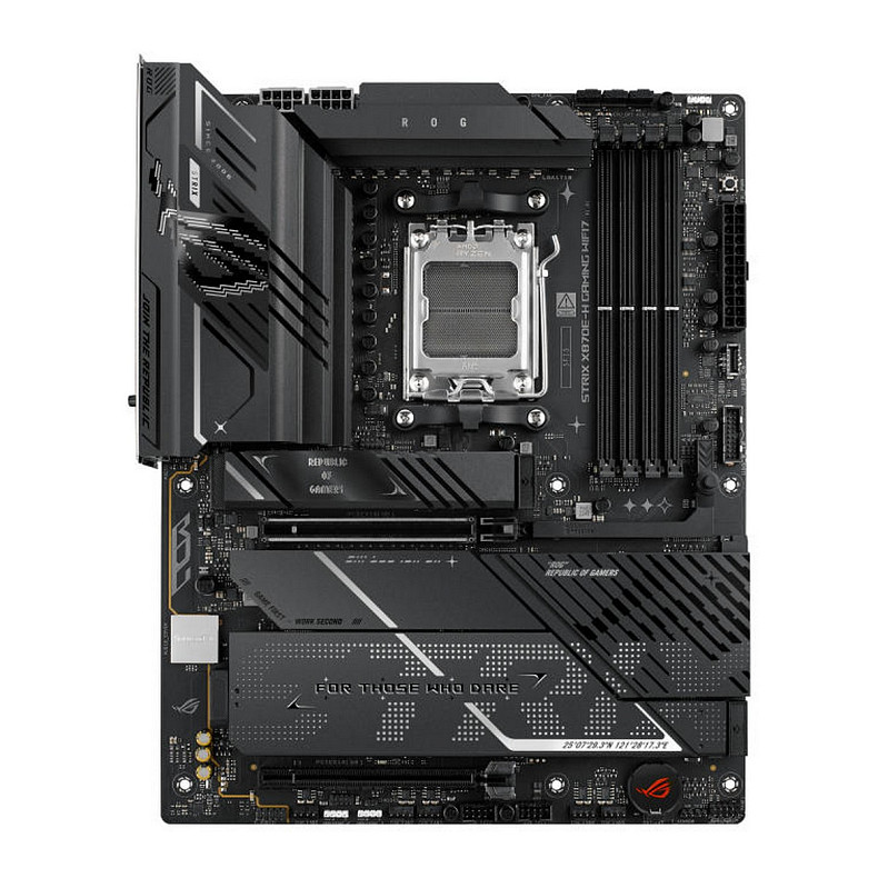 Материнcька плата ASUS ROG STRIX X870E-H GAMING WIFI7 sAM5 X870 4xDDR5 M.2 HDMI USB Type-C Wi-Fi BT