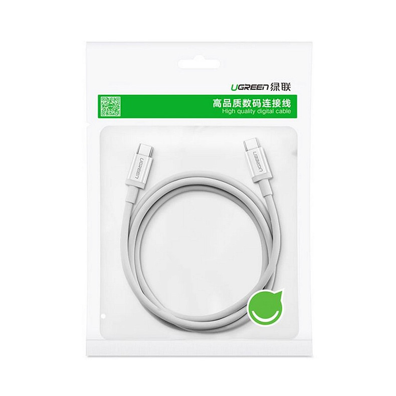 Кабель Ugreen US264 USB-C - USB-C, 2м, White (60520)