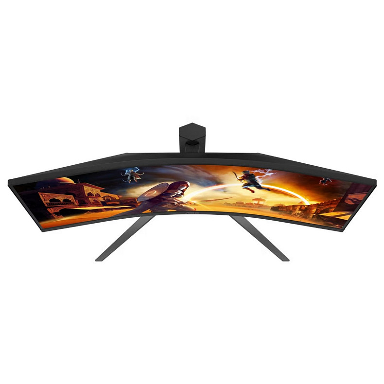 Монітор AOC 34" CU34G4Z, WQHD, Fast VA, вигн., 240Гц, 2хHDMI, DP, USB-hub, HAS