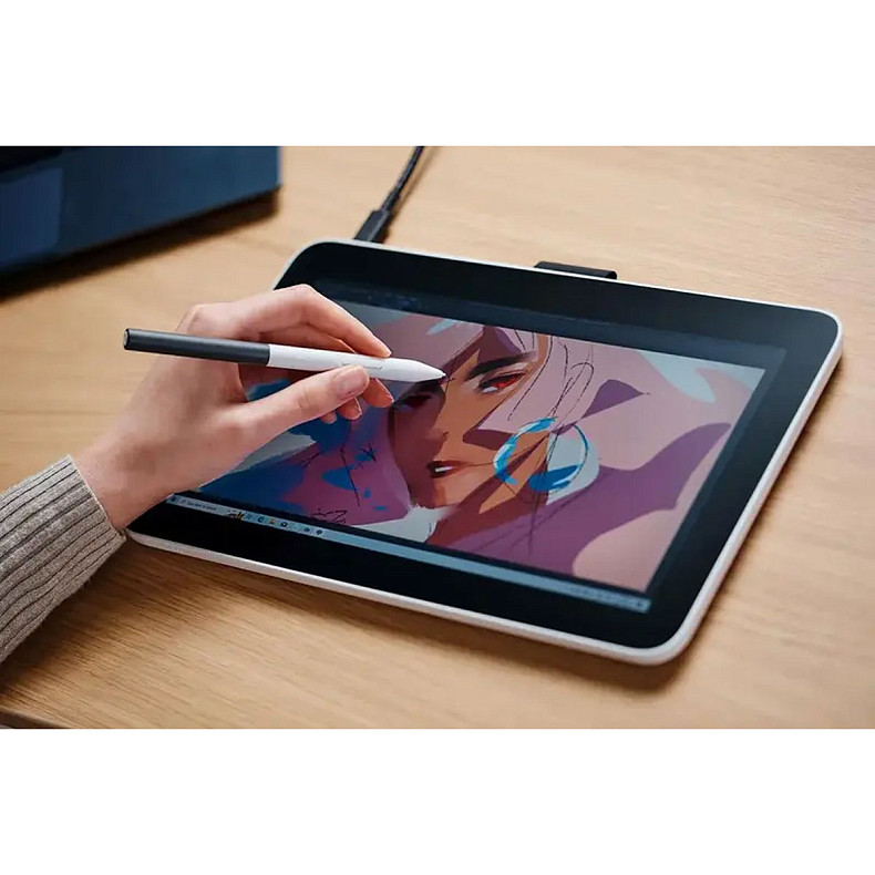 Перо Wacom One (2023) бело-серое