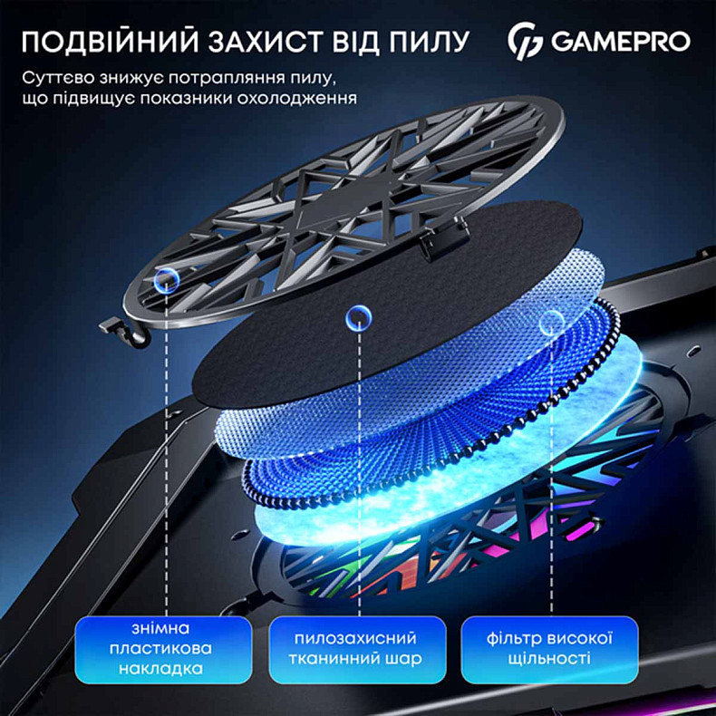 Подставка для охлаждения ноутбука GamePro (CP950)