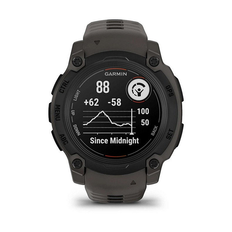 Смарт-часы Garmin Instinct E 40 mm Black with Charcoal Silicone Band (010-02932-13)