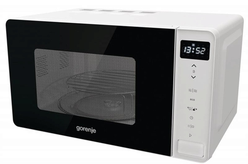 Мікрохвильова піч Gorenje MO20S4W/ 20 л/800 Вт./сенсорне упр./LED-дисплей/гриль/нержав.сталь