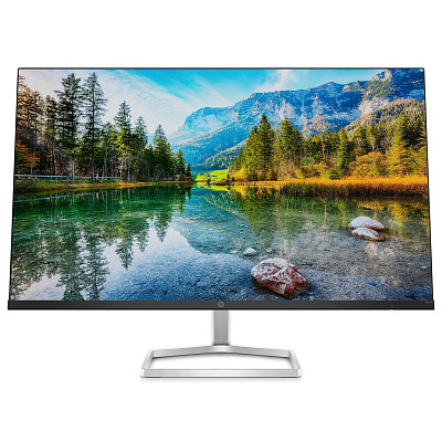 TFT 27" HP M27fe, IPS, 75Hz, VGA, 2xHDMI, чорно-сріблястий